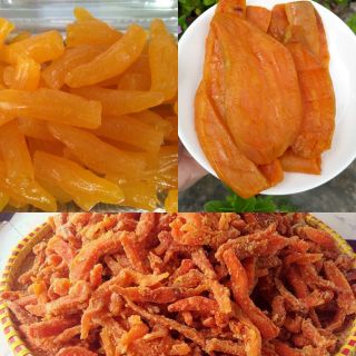 Combo khoai lang dẻo+ khoai sấy gừng+ khoai lang sâm