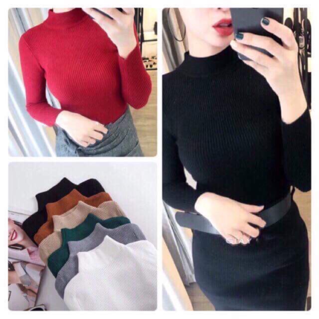 Áo len cổ 3f cho nữ