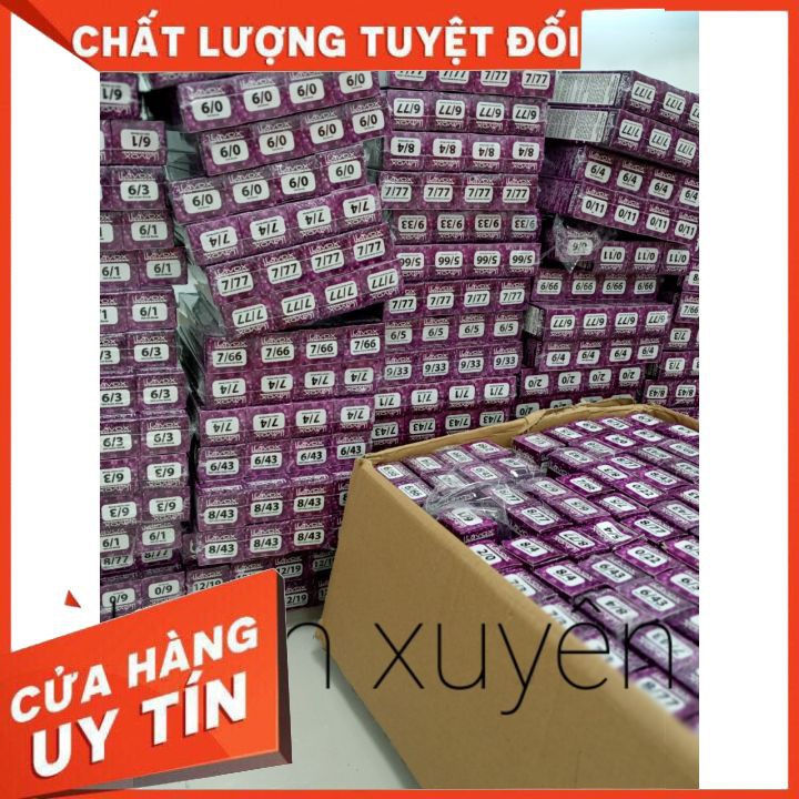 Thuốc nhuộm tóc lavox 3d collagen tím 100ml và bảng màu ,Lên màu chuẩn xinh ,giữ màu bền [chínhhãngchuẩncôngti] , giá rẻ