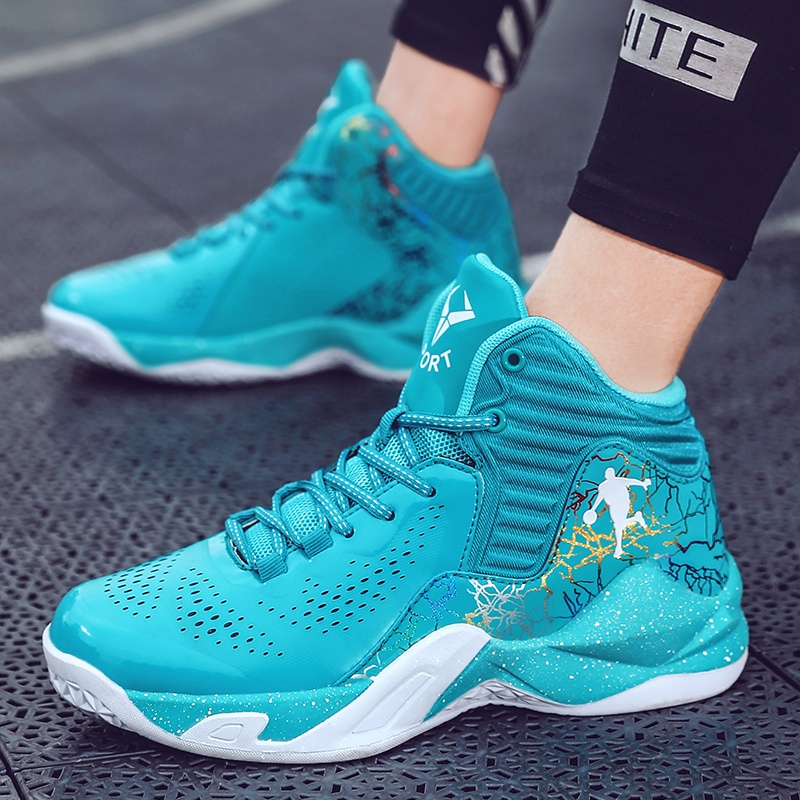 Giày thể thao bóng rổ size 36-45 NBA unisex không trơn trượt chống mài mòn thoáng khí