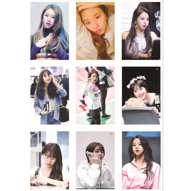 Lomo card ảnh thành viên TWICE - CHAEYOUNG full 72 ảnh