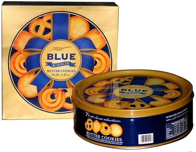 BÁNH BLUE RIBBON BUTTER HỘP THIẾC 625G