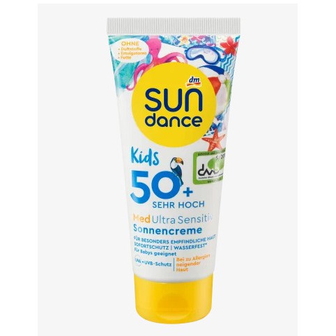 Kem chống nắng Sundance SPF50+ cho người lớn và trẻ em – Nội địa Đức