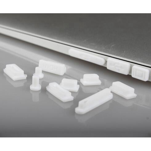 Bộ miếng silicon đậy các lỗ chống bụi bẩn dành cho Macbook Pro 13" 15"