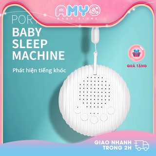 Tiếng ồn trắng máy phát white noise AMYO giúp ru ngủ đồ sơ sinh tự động phát hiện tiếng khóc 13.WN01.02-1