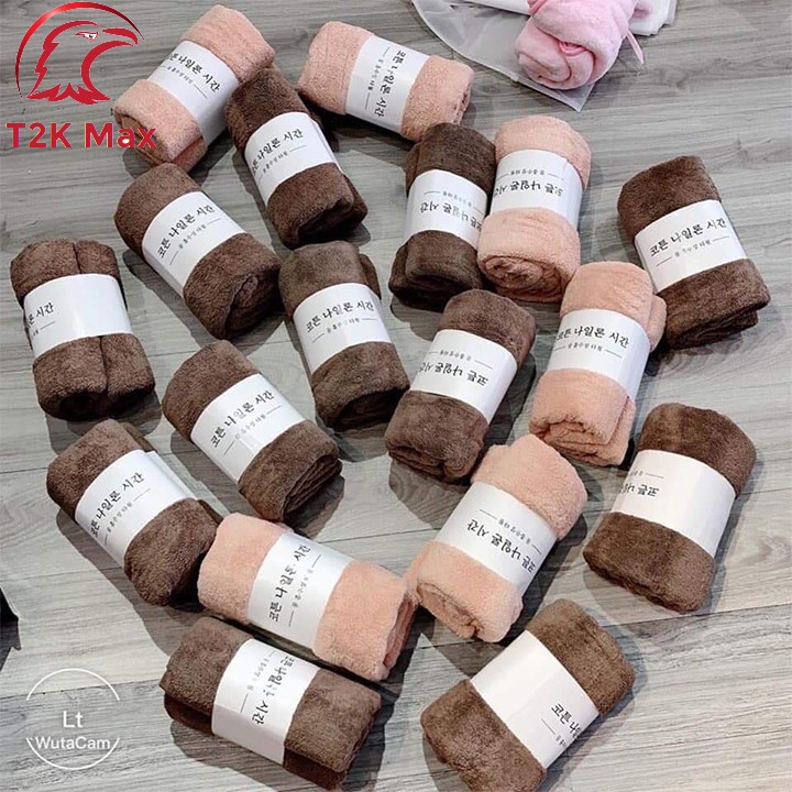 Khăn tắm lông cừu hàn quốc chất bông siêu mềm mịn siêu thấm chất cotton thấm nước cực nhanh cao cấp 70x140cm