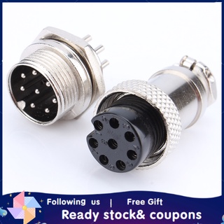Xiyijia [Giá sỉ] GX16 8 chân Loại vít Ổ cắm điện hàng không Đầu nối ổ cắm chất lượng tốt