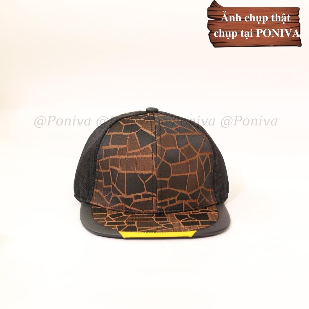 Mũ lưỡi trai ❤️ Nón kết HIPHOP phối khối màu form unisex HH01 phong cách Ulzzang Thời trang PONIVA siêu hot