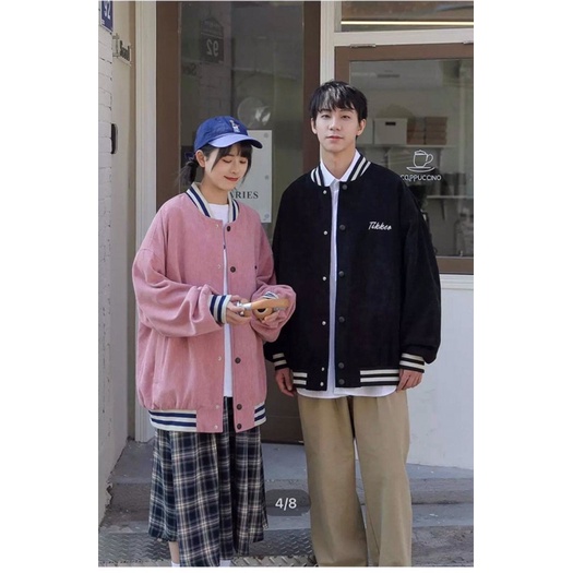 áo khoác bomber nhung thêu Tkks DH75 Hđ68