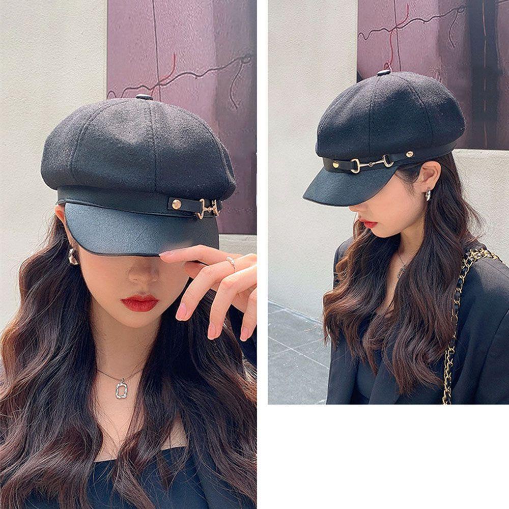 Nón Beret Len Thời Trang Vintage Cho Nữ