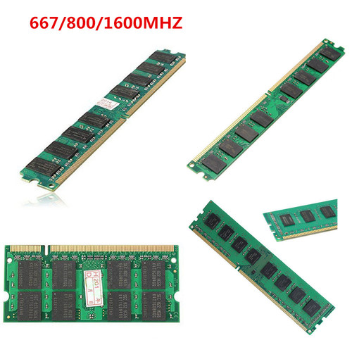 AMD Mới Bộ Nhớ Ram Ddr2 Ddr3 Pc2-5300 U 667 800 1600mhz 200 240pin Pc Dimm6400 Pc3-12800 2gb
