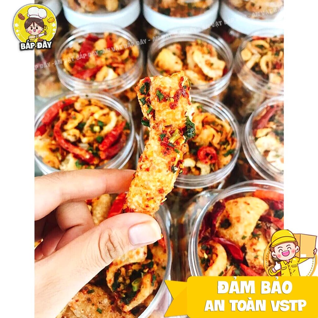 Da Heo Mắm Hành 160g, Loại Ngon Đậm Vị Thơm Giòn - Đồ Ăn Vặt Bắp Đây Sài Gòn | BigBuy360 - bigbuy360.vn