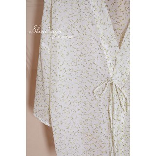 Khoác kimono voan - tự may
