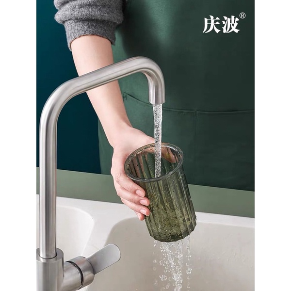 Ống đũa, muỗng Decor phong cách Bắc Âu kèm khay hứng nước | Giá, kệ, ống cắm đũa trang trí nhà bếp mạ vàng không hoen gỉ