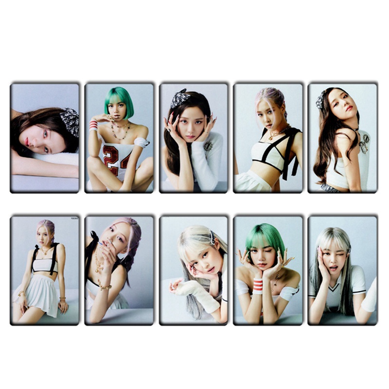 Set 10 tấm thẻ ảnh lomo hình nhóm nhạc Kpop Blackpink