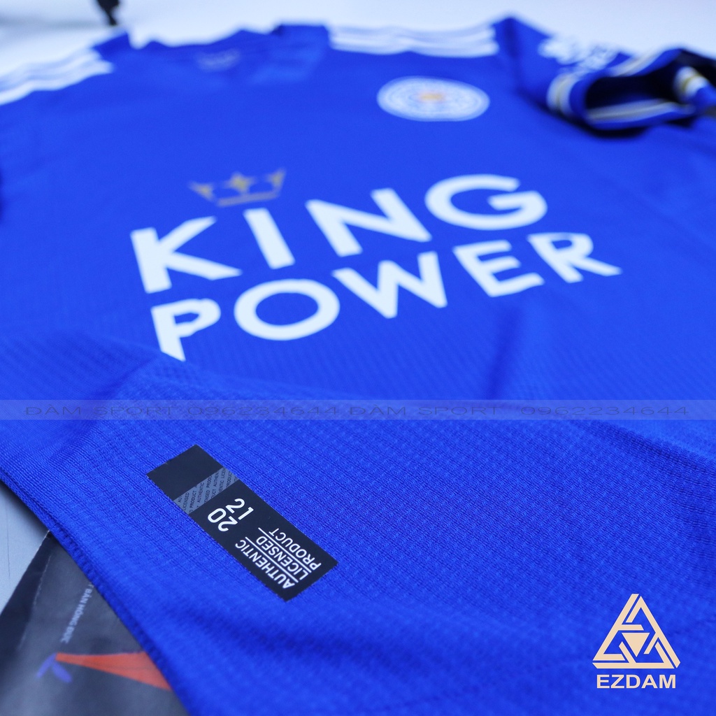 Áo bóng đá Leicester City xanh dương Sân nhà 2020-2021- Áo Đá Banh Đẹp ĐÀM SPORT 3