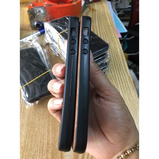 Ốp lưng iPhone 5/5S/5SE dẻo kiểu da logo