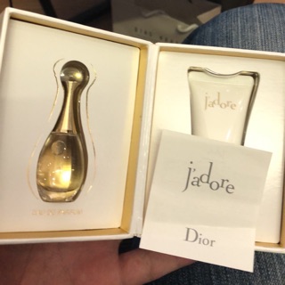 Nước hoa mini Dior J'adore EDP 5ml + Body Milk 20ml