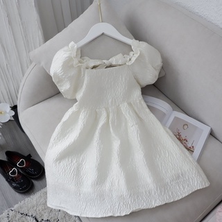 Váy bé gái Kiwy Kids mặc đi tiệc, vải gấm cao cấp,sau lưng thắt nơ nhỏ xinh xắn có size đại Kidsh2217 cho bé 1 - 11 tuổi