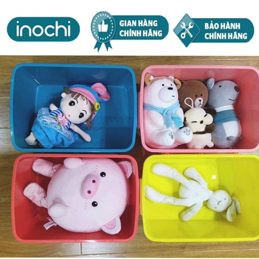 Thùng nhựa đa năng đựng đồ chơi, quần áo trẻ em Inochi 18L (tiêu chuẩn Nhật Bản) (VUI LÒNG IB SHOP ĐỂ CHỌN MÀU HIỆN CÓ)