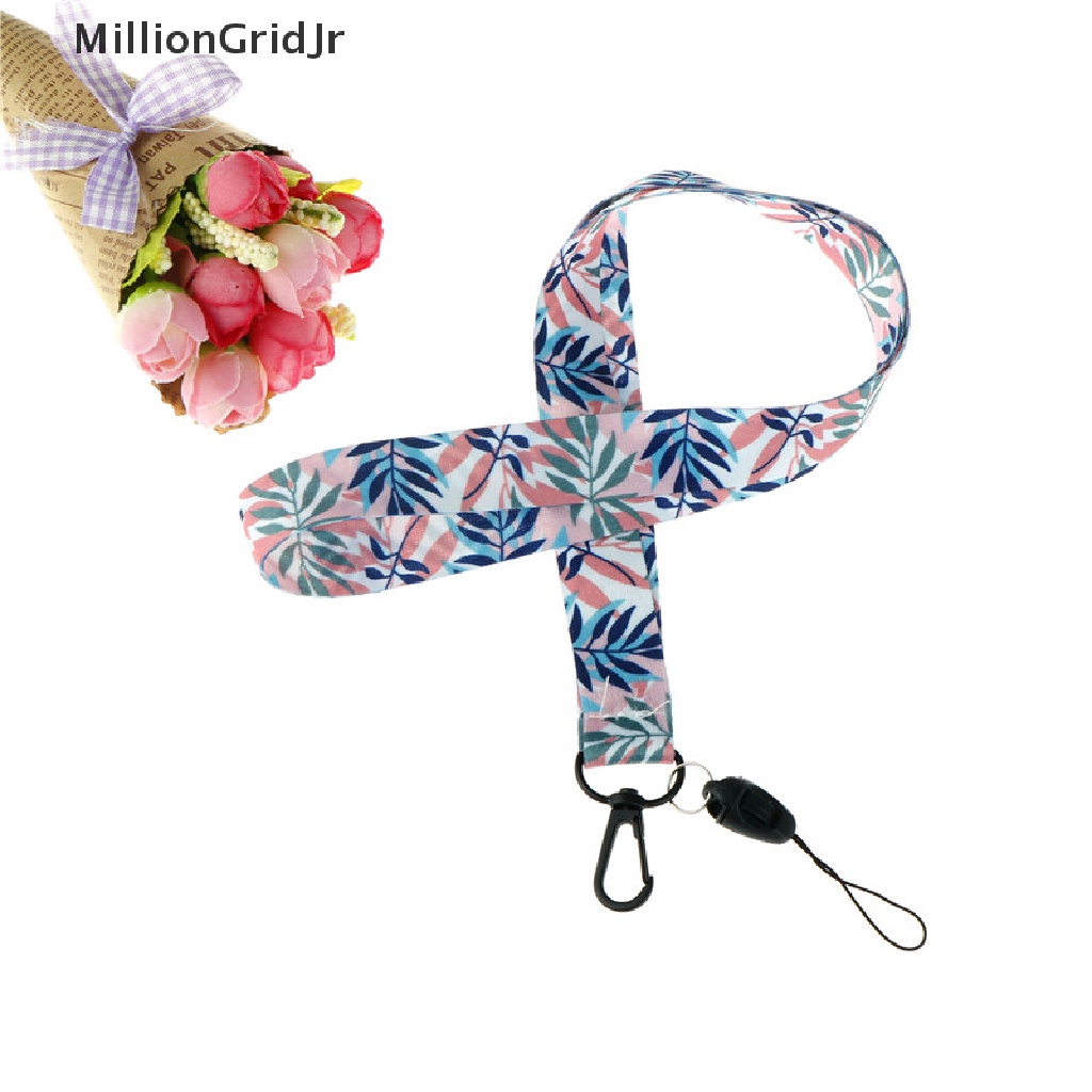 Mlg Dây Đeo Cổ Gắn Thẻ id / Chìa Khóa / Điện Thoại diy Hình Chiếc Lá