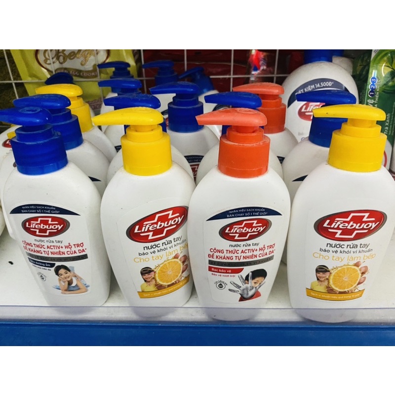 Nước Rửa Tay Lifebuoy 500g-180g