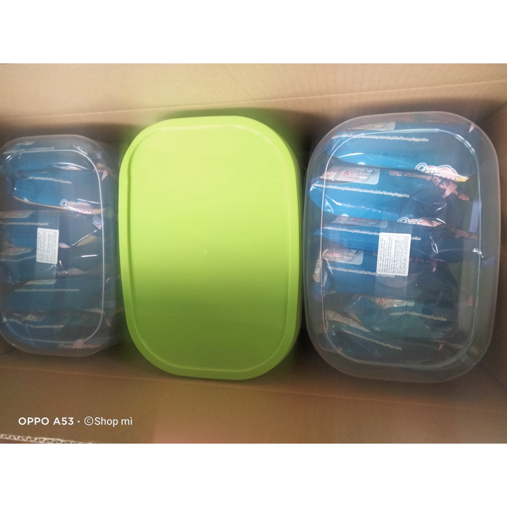 Thùng 36 gói mì Mì fitme 3 vị  80g_tặng kèm 6 hộp nhựa cao cấp