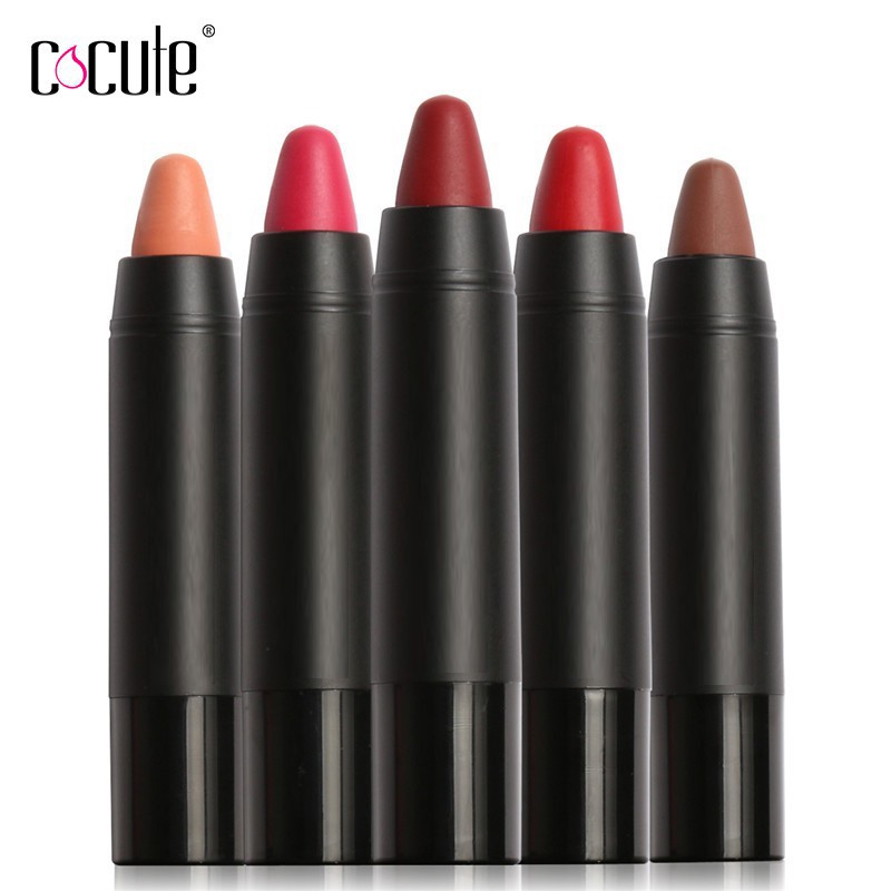 Thỏi Son COCUTE Kháng Nước Tông Nude Nhung Mịn Bền Màu 9g