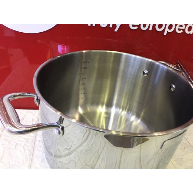 Nồi luộc gà đáy từ elmich trimax 28cm inox 304