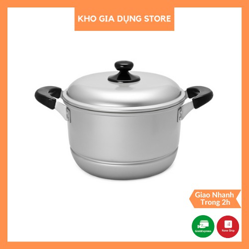 Nồi nhôm E-Cook Milky Lock&amp;Lock 22-24cm