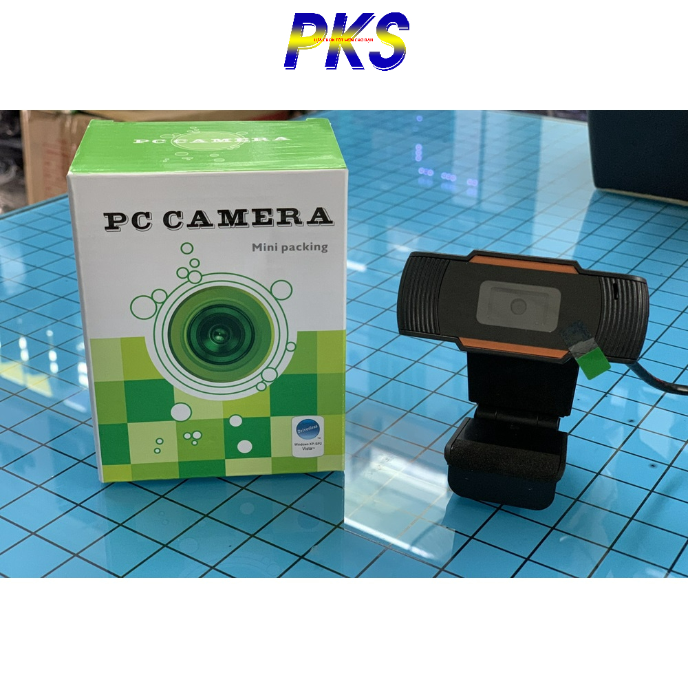 Webcam 720P chân kẹp màn hình PC Camera tích hợp Micro