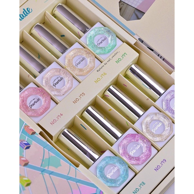 Sơn nhũ Cats Me chính hãng Hàn Quốc set Pearlade