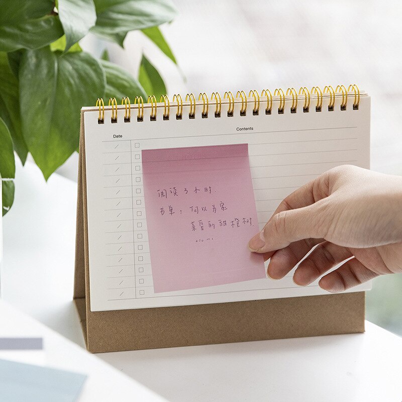 Set 60 Miếng Dán Ghi Chú Tự Dính Trong Suốt Chống Thấm Nước Tiện Dụng