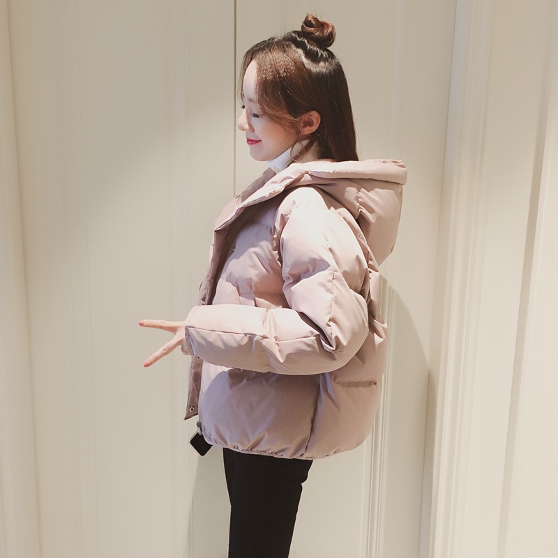 Áo Khoác Phao Đệm Cotton Dày Dặn Phong Cách Mới Mùa Đông Cho Nữ