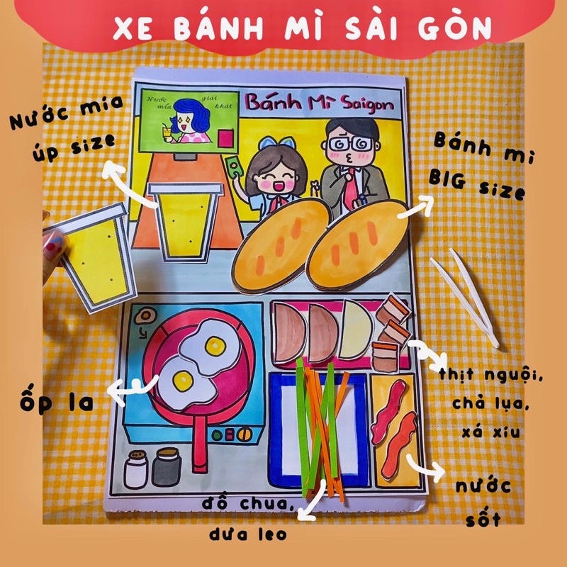 BỘ LÀM XE BÁN BÁNH MÌ NƯỚC MÍA
