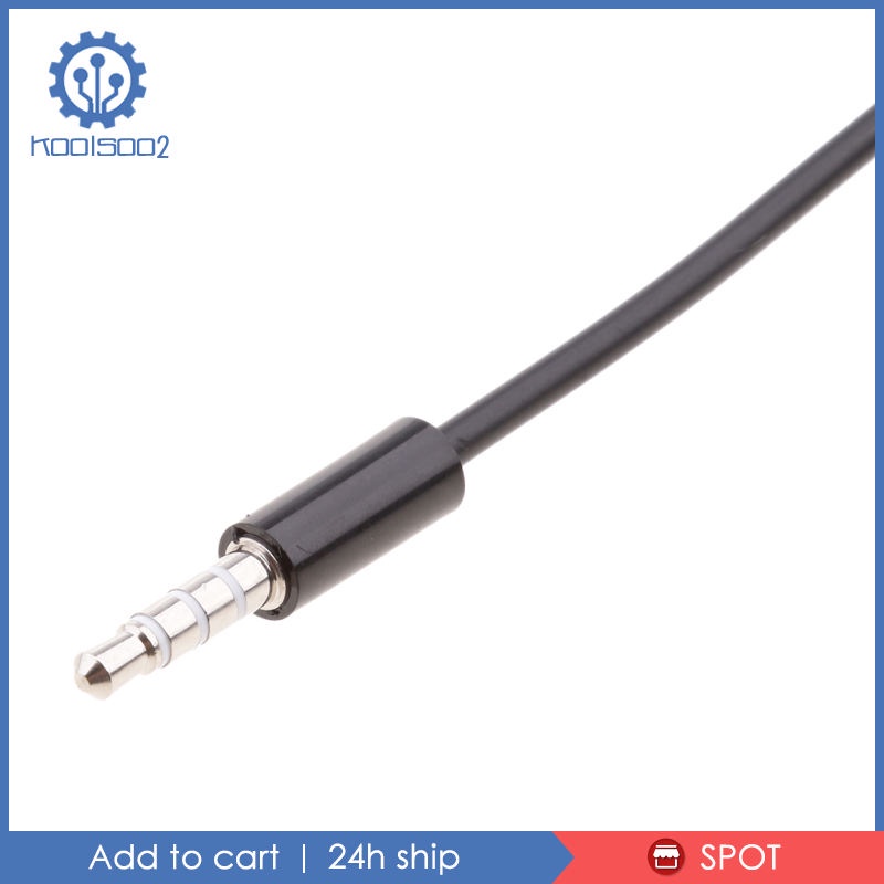 Dây Cáp Chuyển Đổi Âm Thanh AUX 3.5mm Sang USB 2.0 Cho Xe Hơi Koolsoo2