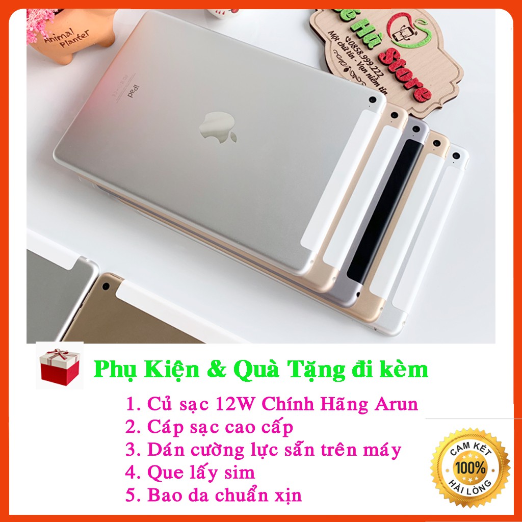 Máy Tính Bảng iPad Air 2 (4G + Wifi ) - 32/ 64/ 128Gb Chính Hãng - Có Vân Tay - Zin Đẹp 99% - Màn Rentina Đẹp / Ram 2Gb