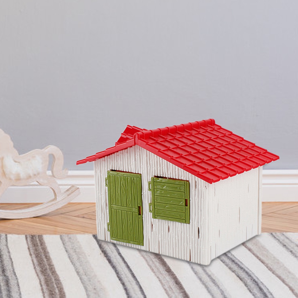 Mô Hình Ngôi Nhà Nông Trại Bằng Nhựa Diy Dành Cho Trẻ Em