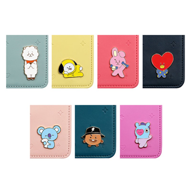 Vỏ Bọc Hộ Chiếu Hình Nhân Vật Bt21 Dễ Thương