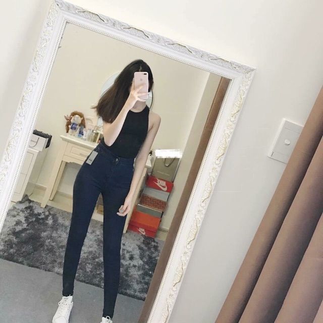 Quần jeans nữ skinny topshop D6690 | BigBuy360 - bigbuy360.vn