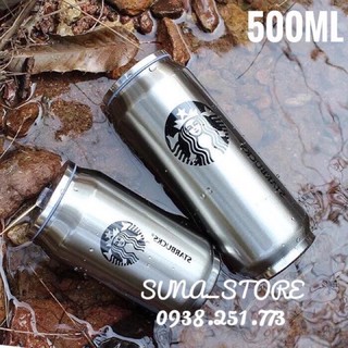 XẢ KHO Bình Giữ Nhiệt Starbucks - Lon Nước Giữ Nhiệt Starbucks - Bình Giữ Nhiệt 500ml