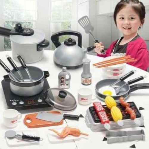 Bộ đồ chơi nấu ăn KITCHEN 36 món loại lớn, bộ đồ chơi nhà bếp cho bé, trò chơi giải trí nấu ăn, đồ chơi cho bé nhiều mẫu