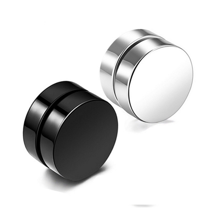 Khuyên tai nam châm hình tròn thời trang cá tính