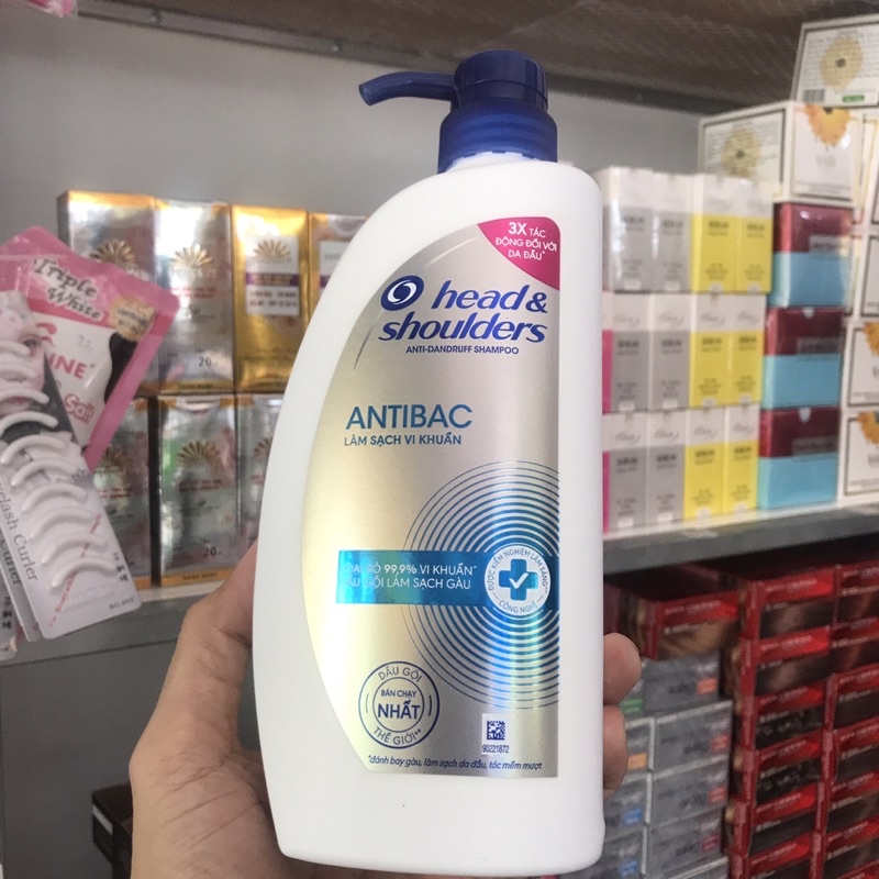 Dầu gội Head &amp; Shoulders Làm Sạch Vi Khuẩn Dầu Gội Làm Sạch Gàu 625ml