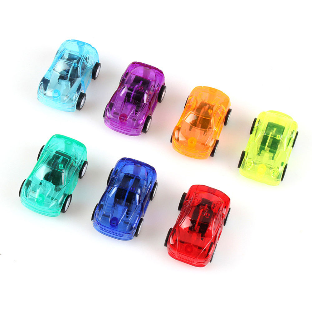 Mô Hình Xe Đồ Chơi Trong Suốt Nhiều Màu Cho Bé