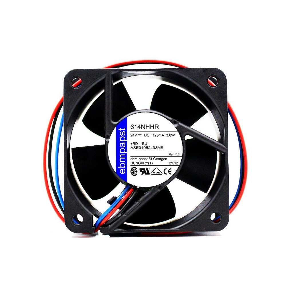 Quạt EBMpapst 6025 24V Đức 614NHHR 614NGHH 614N / 2HH 614NGN