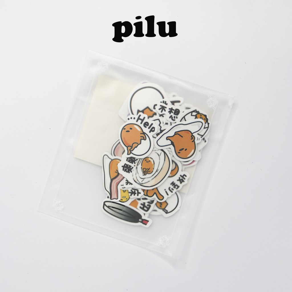Sticker Chọn Mẫu Nhãn Dán Pilu hình dán các loai túi mờ nhiều mẫu
