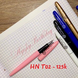 BÚT LUYỆN CHỮ ĐẸP HOÀNG NGỌC T02 - NGÒI KIM TINH LÁ TRE KHÔNG GỈ