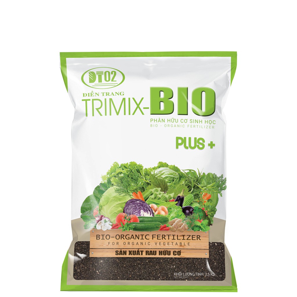 Phân hữu cơ sinh học TRIMIX-BIO 2.5KG