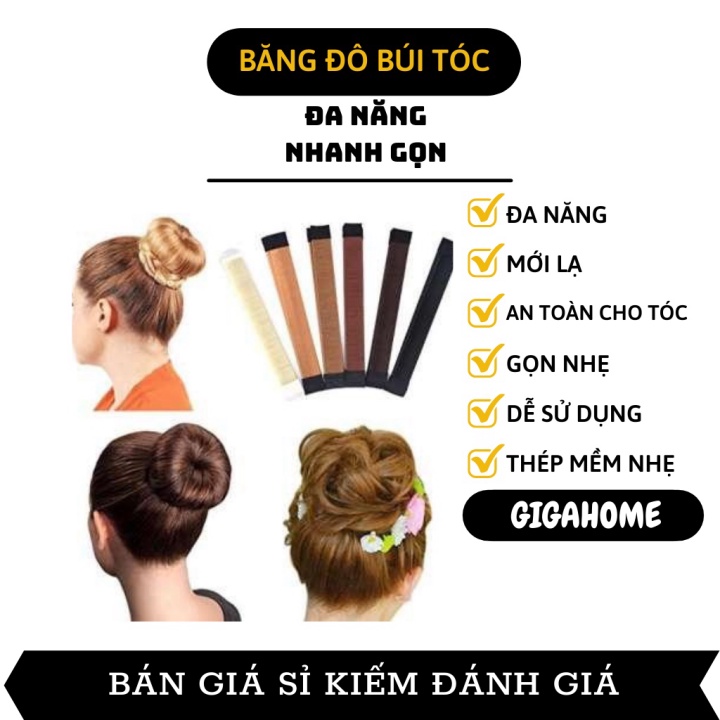 Băng đô búi tóc GIÁ VỐN  Dụng cụ băng đô búi tóc củ tỏi đa năng tiện lợi cho bạn gái 8004